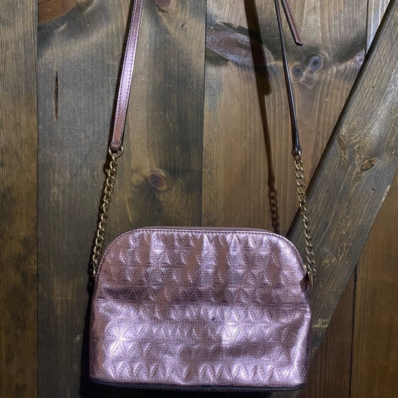 Metallic Pink Michael Kors Purse, used - Picture 5 of 7